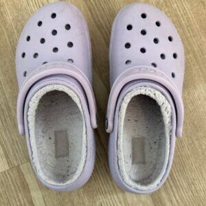 Crocs Classic Clog - Fuzzy Purple